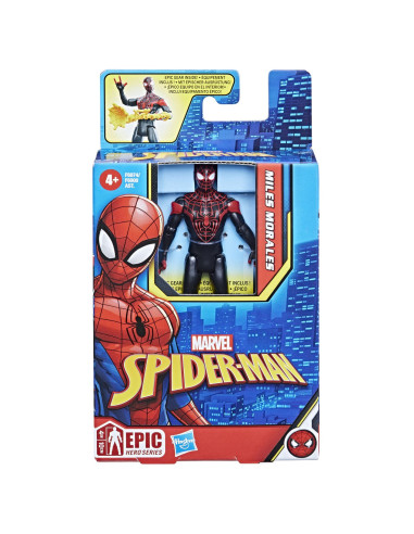 F6900_F6974,Spiderman Epic Hero Figurina Miles Morales 10cm
