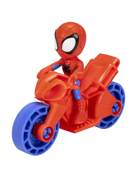 F3714_F4001,Spiderman Set Motocicleta Si Figurina Spidey 6cm