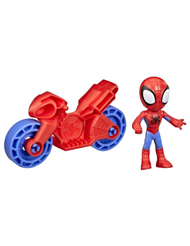F3714_F4001,Spiderman Set Motocicleta Si Figurina Spidey 6cm