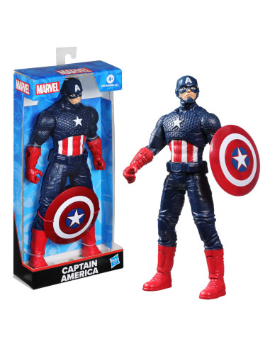 E5556_E5579,Marvel Avengers Figurina Captain America Albastru Inchis 24cm
