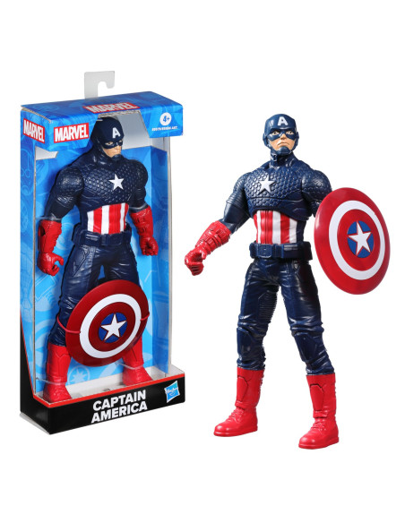 E5556_E5579,Marvel Avengers Figurina Captain America Albastru Inchis 24cm