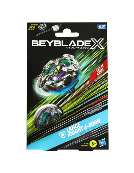 G0175_G0184,Beyblade X Let It Rip Set Lansator Si Roata Lance Knight 4-80hn