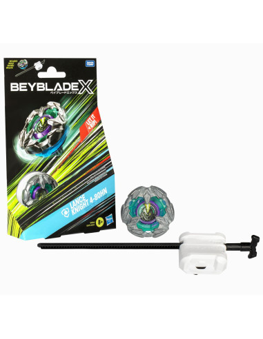 G0175_G0184,Beyblade X Let It Rip Set Lansator Si Roata Lance Knight 4-80hn