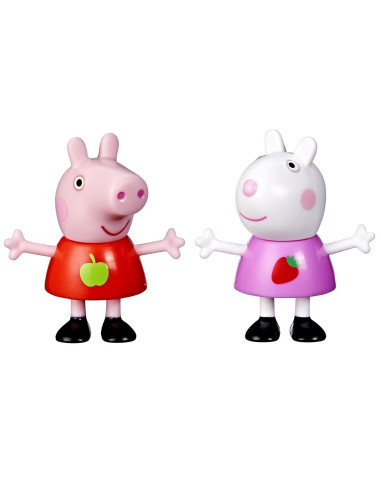 F6413_F7651,Peppa Pig Prieteni Buni Set 2 Figurine Peppa Si Oita Suzy