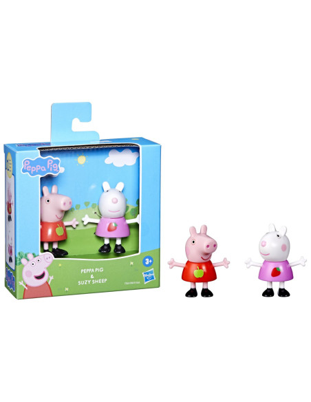 F6413_F7651,Peppa Pig Prieteni Buni Set 2 Figurine Peppa Si Oita Suzy