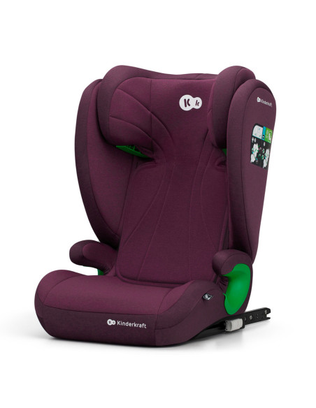 KCJUFI20RED0000,Scaun Auto Kinderkraft Junior Fix2, I-size 100-150 Cm, Cherry Red