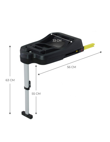KSMINKFXBLK0000,Baza Isofix Scoica Kinderkraft Mink