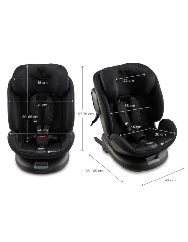 KCXPED03BLK0000,Scaun Auto Kinderkraft Xpedition 3 I-size 40-150 Cm, Black