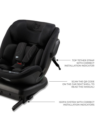 KCXPED03BLK0000,Scaun Auto Kinderkraft Xpedition 3 I-size 40-150 Cm, Black