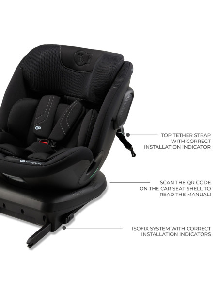 KCXPED03BLK0000,Scaun Auto Kinderkraft Xpedition 3 I-size 40-150 Cm, Black
