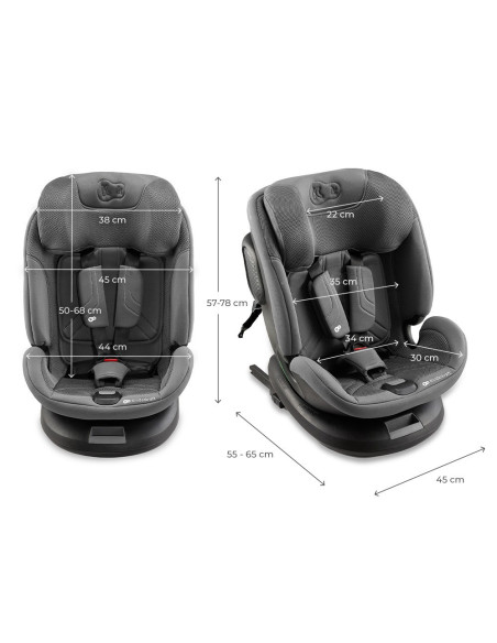 KCXPED03GRY0000,Scaun Auto Kinderkraft Xpedition 3 I-size 40-150 Cm, Grey