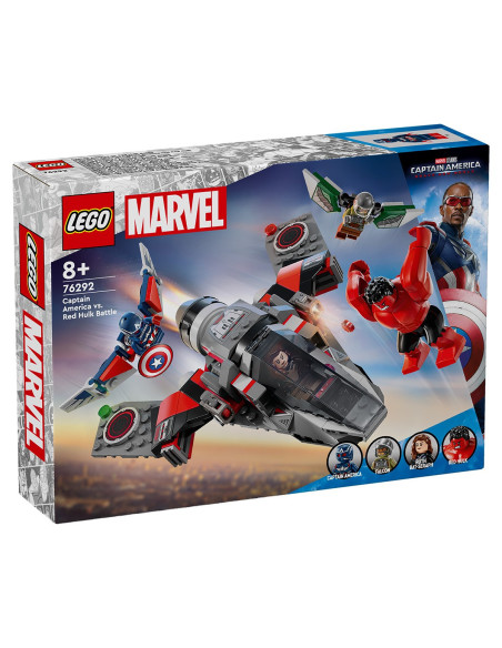 LEGO-76292,Lego Marvel Super Heroes Batalia Dintre Capitanul America Si Hulk Rosu 76292