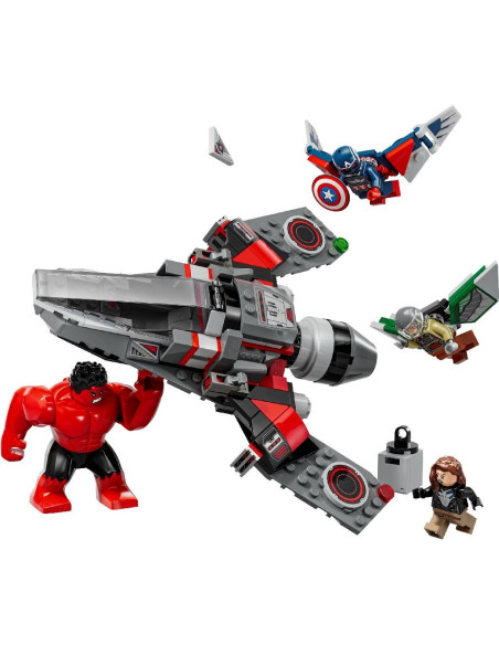 LEGO-76292,Lego Marvel Super Heroes Batalia Dintre Capitanul America Si Hulk Rosu 76292