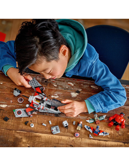 LEGO-76292,Lego Marvel Super Heroes Batalia Dintre Capitanul America Si Hulk Rosu 76292