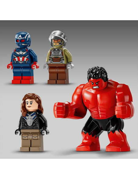 LEGO-76292,Lego Marvel Super Heroes Batalia Dintre Capitanul America Si Hulk Rosu 76292