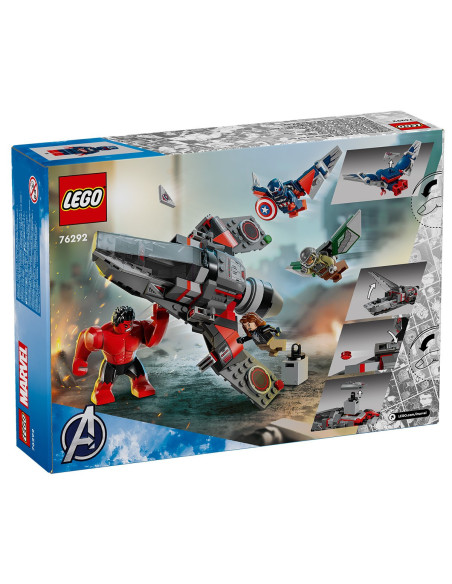 LEGO-76292,Lego Marvel Super Heroes Batalia Dintre Capitanul America Si Hulk Rosu 76292