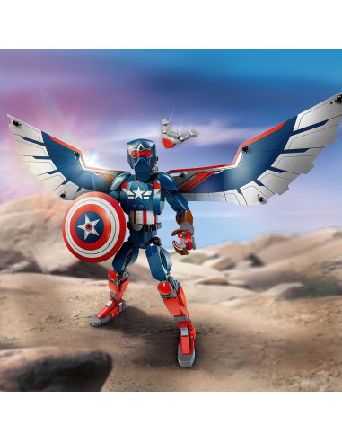 LEGO-76296,Lego Super Heroes Figurina De Constructie Capitanul America 76296