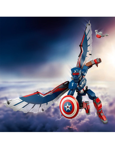 LEGO-76296,Lego Super Heroes Figurina De Constructie Capitanul America 76296