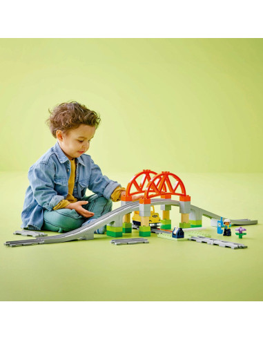 LEGO-10426,Lego Duplo Set De Extindere Pod Cu Sine De Cale Ferata 10426