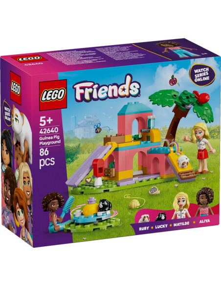 LEGO-42640,Lego Friends Teren De Joaca Pentru Porcusori De Guineea 42640