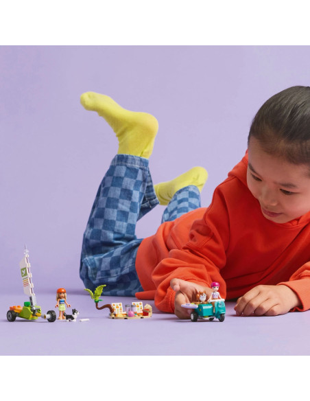 LEGO-42641,Lego Friends Aventuri Cu Catei La Surfing Si Pe Scuter 42641