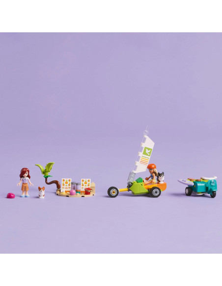 LEGO-42641,Lego Friends Aventuri Cu Catei La Surfing Si Pe Scuter 42641