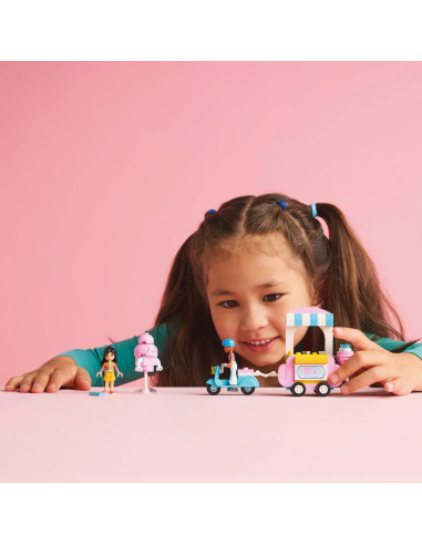 LEGO-42643,Lego Friends Taraba Cu Vata De Zahar Si Scuter 42643