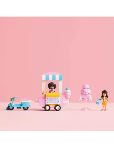 LEGO-42643,Lego Friends Taraba Cu Vata De Zahar Si Scuter 42643
