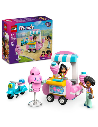 LEGO-42643,Lego Friends Taraba Cu Vata De Zahar Si Scuter 42643