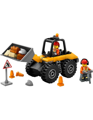 LEGO-60450,Lego City Incarcator Pe Roti Galben Pentru Constructii 60450