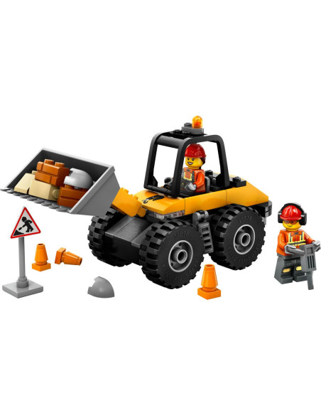 LEGO-60450,Lego City Incarcator Pe Roti Galben Pentru Constructii 60450