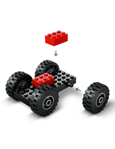 LEGO-60450,Lego City Incarcator Pe Roti Galben Pentru Constructii 60450