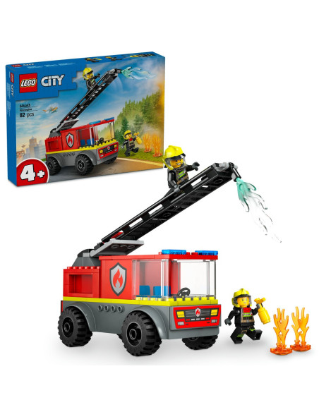 LEGO-60463,Lego City Camion De Pompieri Cu Scara 60463