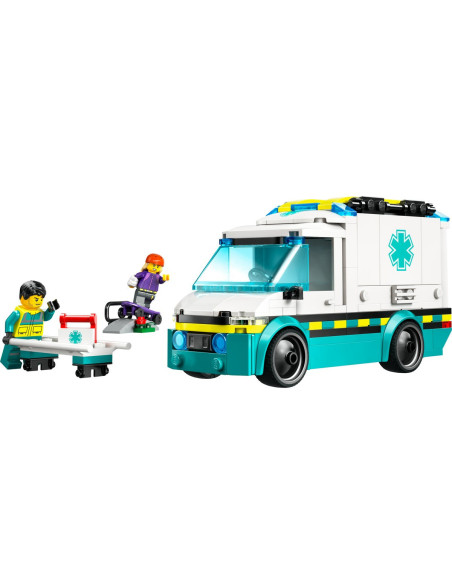 LEGO-60451,Lego City Ambulanta De Urgente 60451