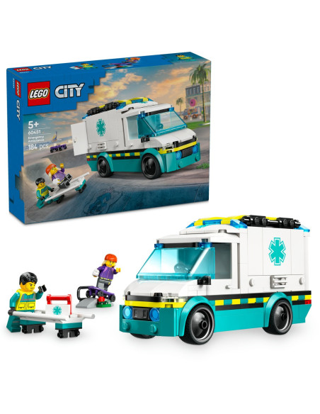 LEGO-60451,Lego City Ambulanta De Urgente 60451