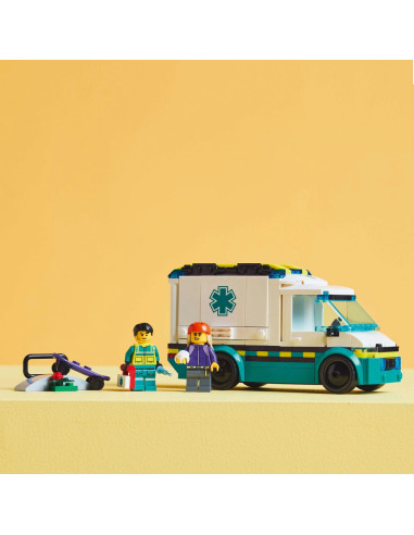 LEGO-60451,Lego City Ambulanta De Urgente 60451