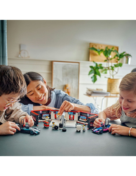 LEGO-60444,Lego City Garaj F1 Si Masini Mercedes-amg Si Alpine 60444 LEGO-60444,Lego City Garaj F1 Si Masini Mercedes-amg Si Alpine 60444