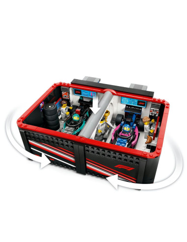 LEGO-60444,Lego City Garaj F1 Si Masini Mercedes-amg Si Alpine 60444 LEGO-60444,Lego City Garaj F1 Si Masini Mercedes-amg Si Alpine 60444