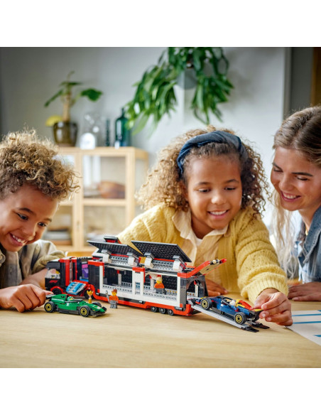LEGO-60445,Lego City Camion F1 Cu Masinile F1 Rb20 Si Amr24 60445 LEGO-60445,Lego City Camion F1 Cu Masinile F1 Rb20 Si Amr24 60445