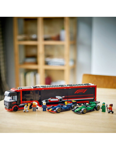 LEGO-60445,Lego City Camion F1 Cu Masinile F1 Rb20 Si Amr24 60445 LEGO-60445,Lego City Camion F1 Cu Masinile F1 Rb20 Si Amr24 60445