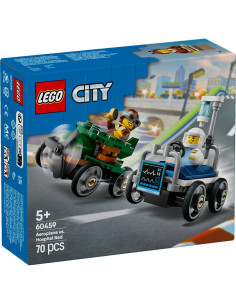 LEGO-60459,Lego City Pachet De Curse Avion Vs. Pat De Spital 60459