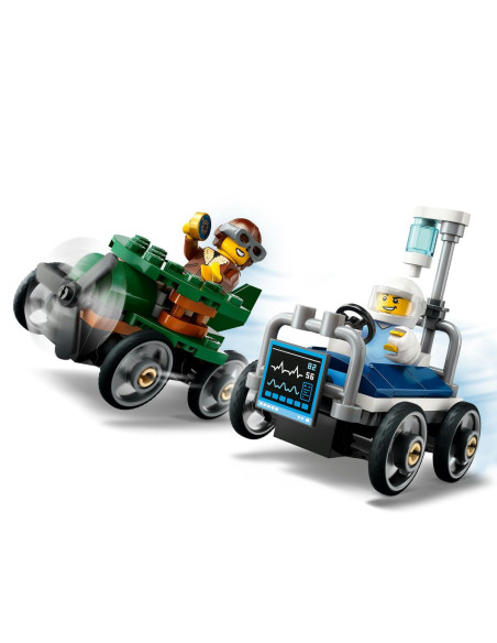 LEGO-60459,Lego City Pachet De Curse Avion Vs. Pat De Spital 60459