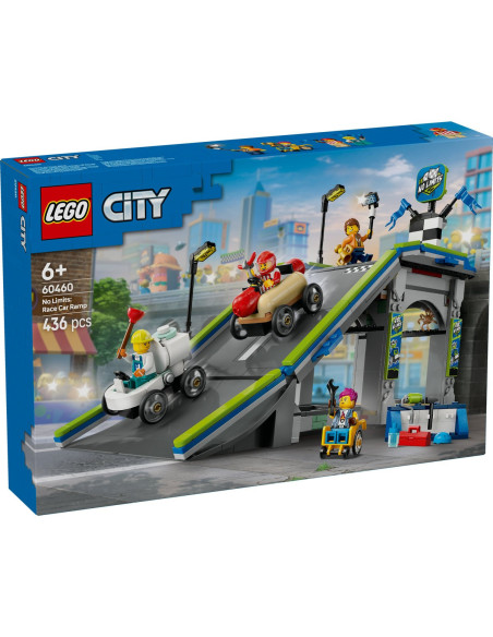 LEGO-60460,Lego City Fara Limite: Rampa Pentru Curse De Masini 60460 LEGO-60460,Lego City Fara Limite: Rampa Pentru Curse De Masini 60460