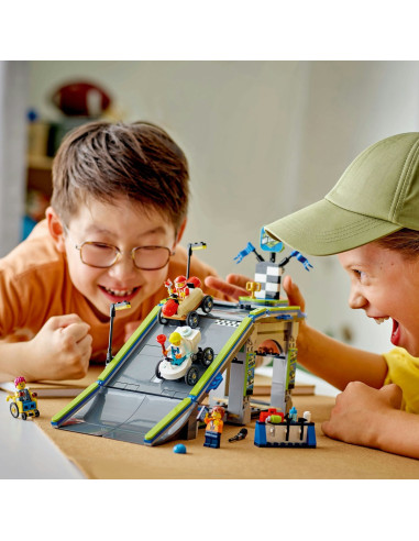 LEGO-60460,Lego City Fara Limite: Rampa Pentru Curse De Masini 60460 LEGO-60460,Lego City Fara Limite: Rampa Pentru Curse De Masini 60460