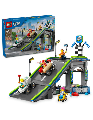 LEGO-60460,Lego City Fara Limite: Rampa Pentru Curse De Masini 60460 LEGO-60460,Lego City Fara Limite: Rampa Pentru Curse De Masini 60460