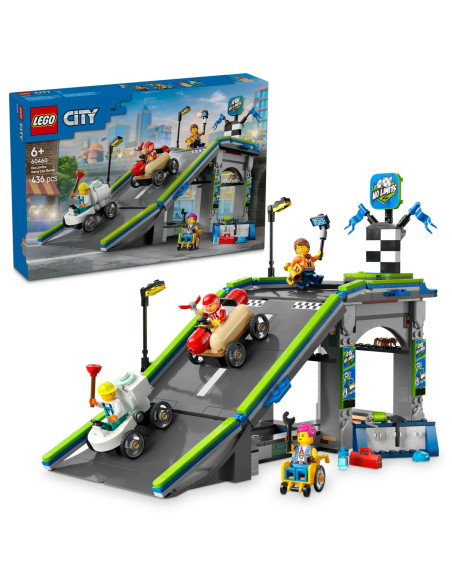 LEGO-60460,Lego City Fara Limite: Rampa Pentru Curse De Masini 60460 LEGO-60460,Lego City Fara Limite: Rampa Pentru Curse De Masini 60460