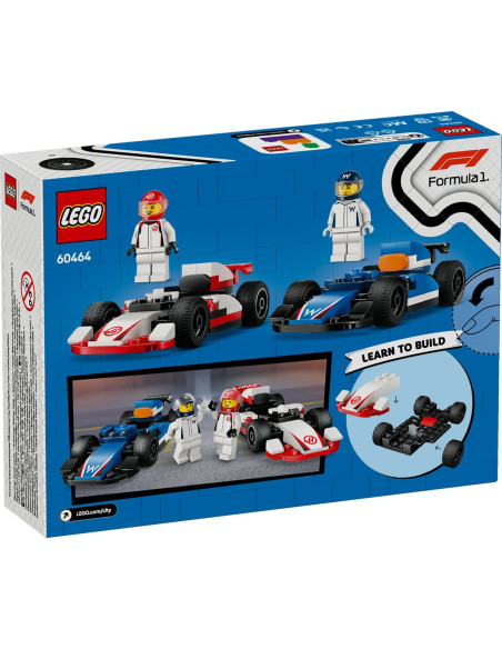 LEGO-60464,Lego City Masini De Curse F1 Williams Racing Si Haas F1 60464