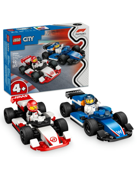 LEGO-60464,Lego City Masini De Curse F1 Williams Racing Si Haas F1 60464