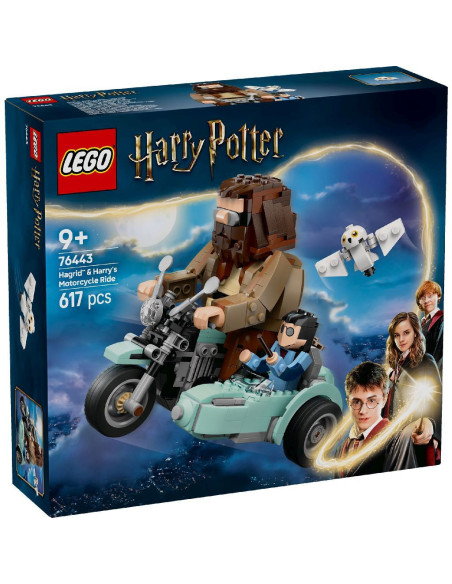 LEGO-76443,Lego Harry Potter Tm Hagrid Si Harry Pe Motocicleta 76443