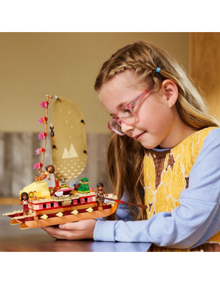 LEGO-43270,Lego Disney Canoea De Aventura A Moanei 43270